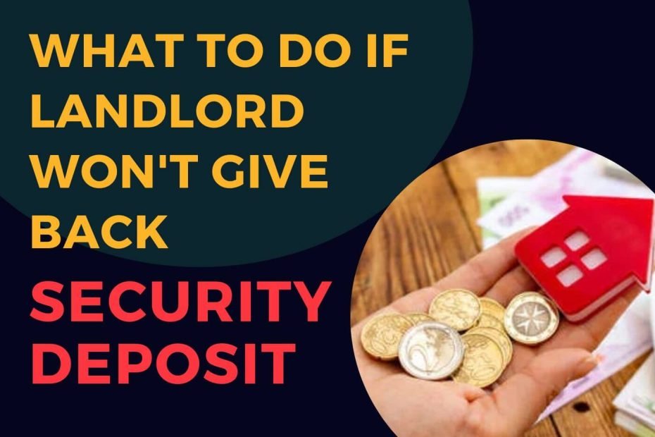 A money savings scenario indicating landlord giving back security deposit